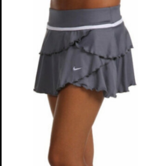 Nike ruffled dri-fit tennis skort skirt - Picture 10 of 11